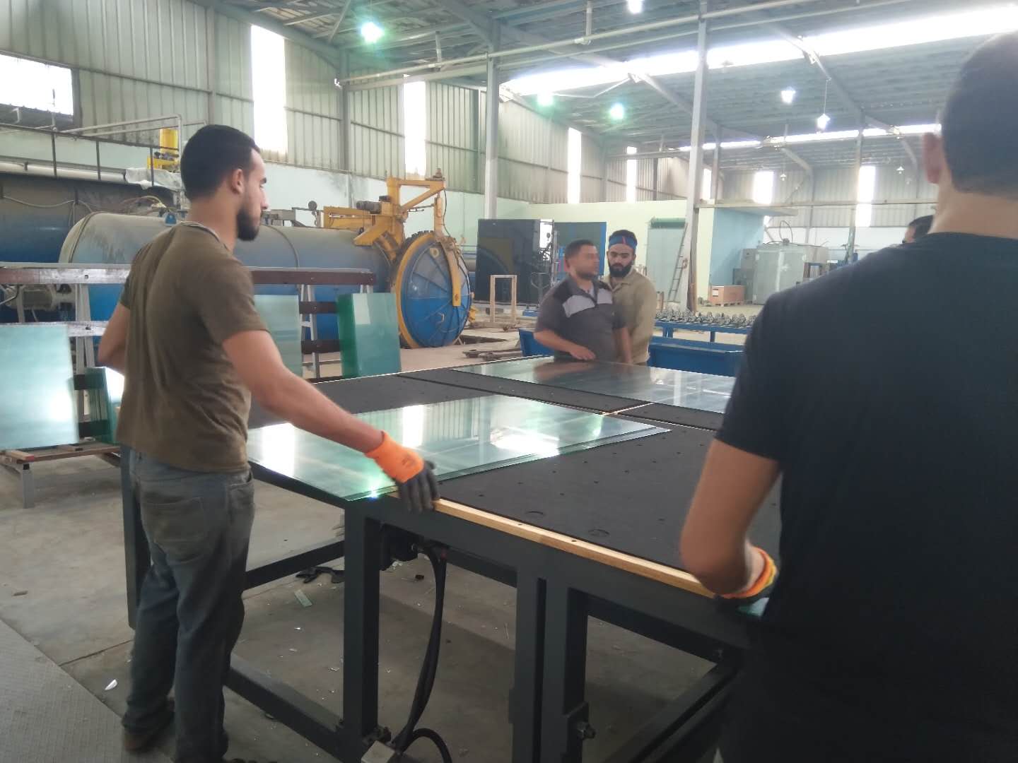 Glass cutting machine customer case 2019- Egypt
